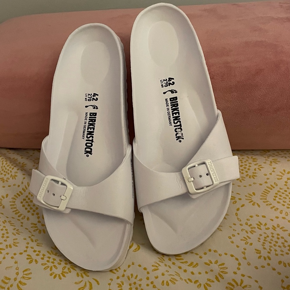 White Birkenstock Madrid Eva 42
